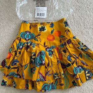Anthropologie Maeve A-line Tiered Mini Skirt, XXS  - NWT's